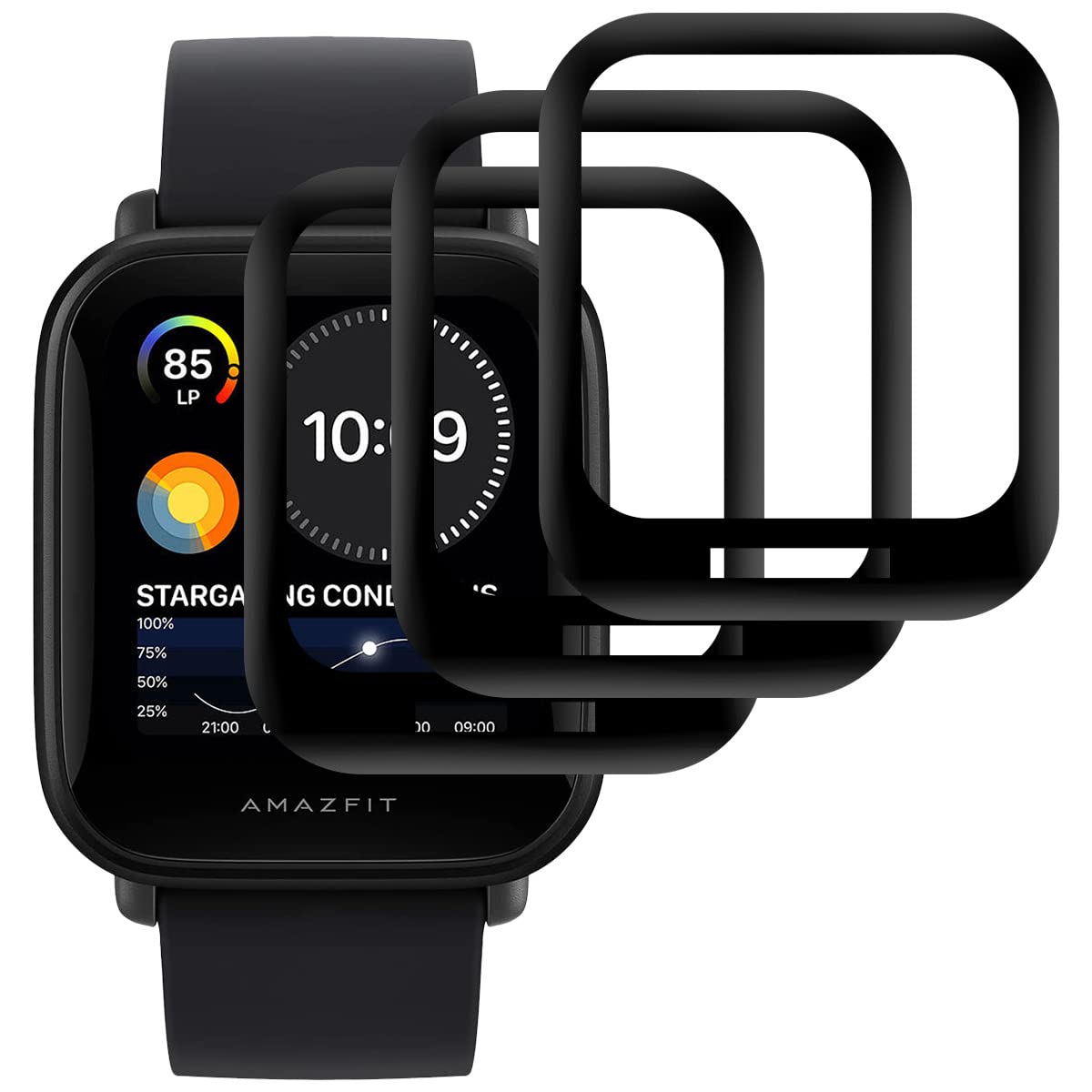 Film Protection écran Verre Trempé Pour Amazfit Balance 46mm - 3 Pièces, 9H, Anti-rayures, HD - 8