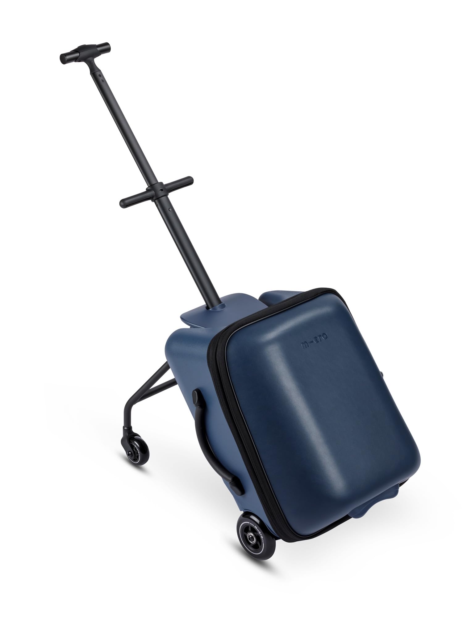 Micro™ Ride on Luggage Eazy Weekender | Das ORIGINAL | Reisetrolley mit Rollen | Höhenverstellbar & klappbar | Einkaufstrolley und Handgepäck konform | Koffer & Trolley in einem