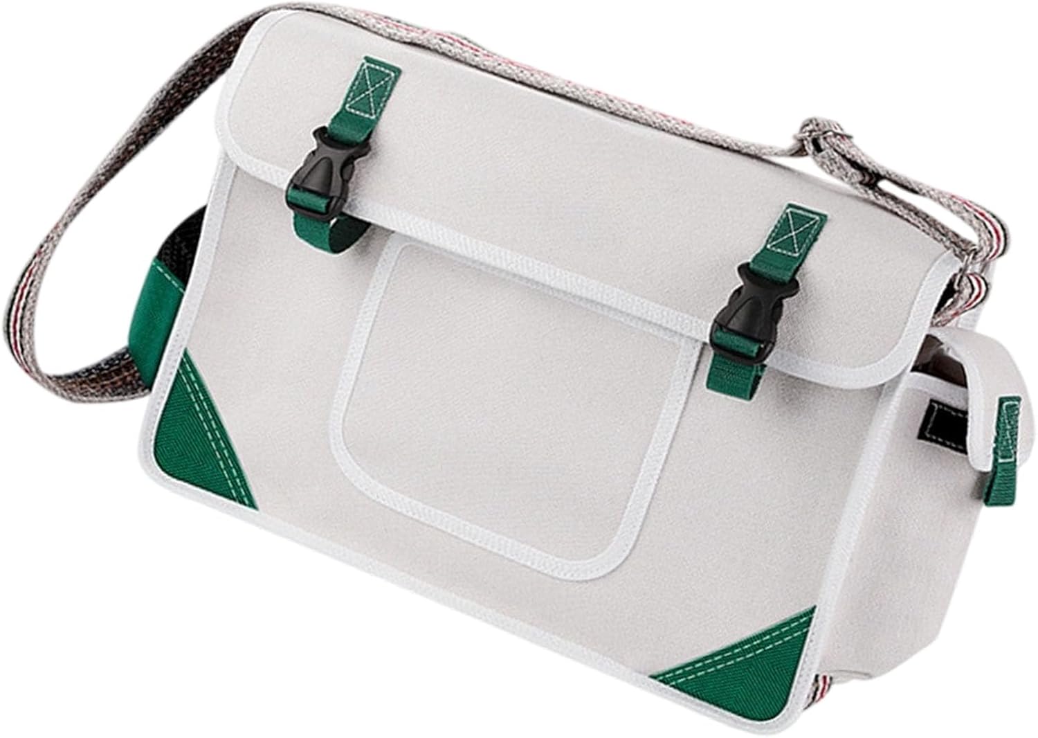 Heavy Duty Canvas Tool Bag Organizers Shoulder Pack For Electricians With Multiple Pockets And Adjustable Shoulder Strap Organized Tool Carriers With Wide Access