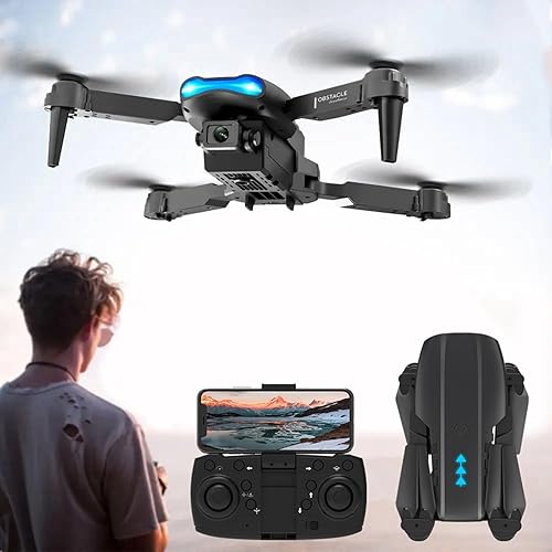 Miniatura 2 de Drone With Camera, Drone With Dual 1080p Hd Fpv Camera Remote Control Toys Gifts For Boys Girls With Altitude Hold Headless Mode Start Speed