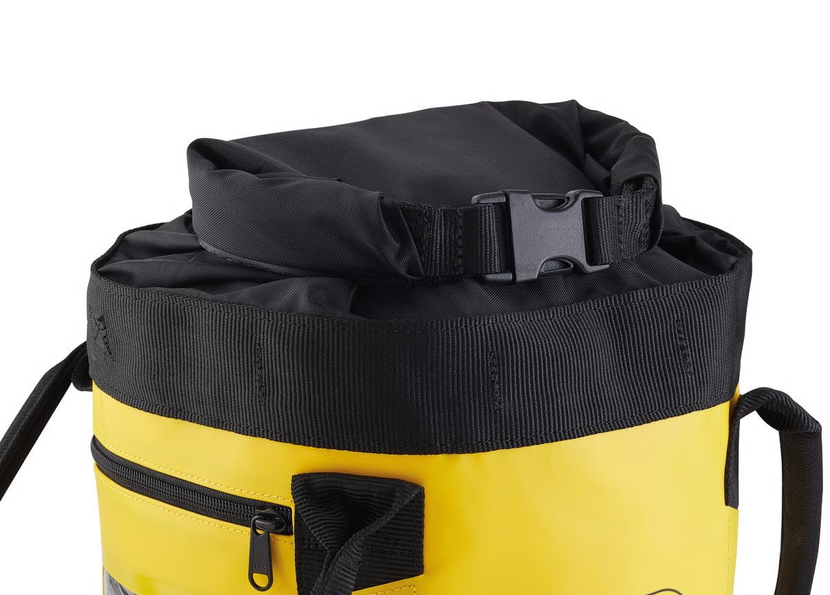 Genérico Petz-l BUCKET 15 Saca Autoportante 15 L (Amarillo) - Cierre Enrollable, Hasta 45 m Ø11