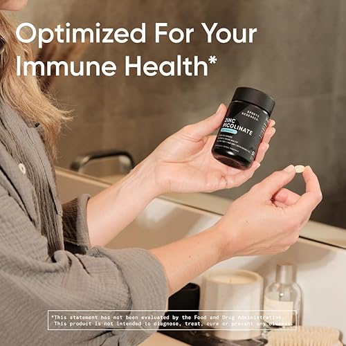 Miniatura 6 de Sports Research Picolinato de zinc de alta potencia 30 mg con aceite de coco orgánico  Suplemento de zinc altamente absorbente para una función