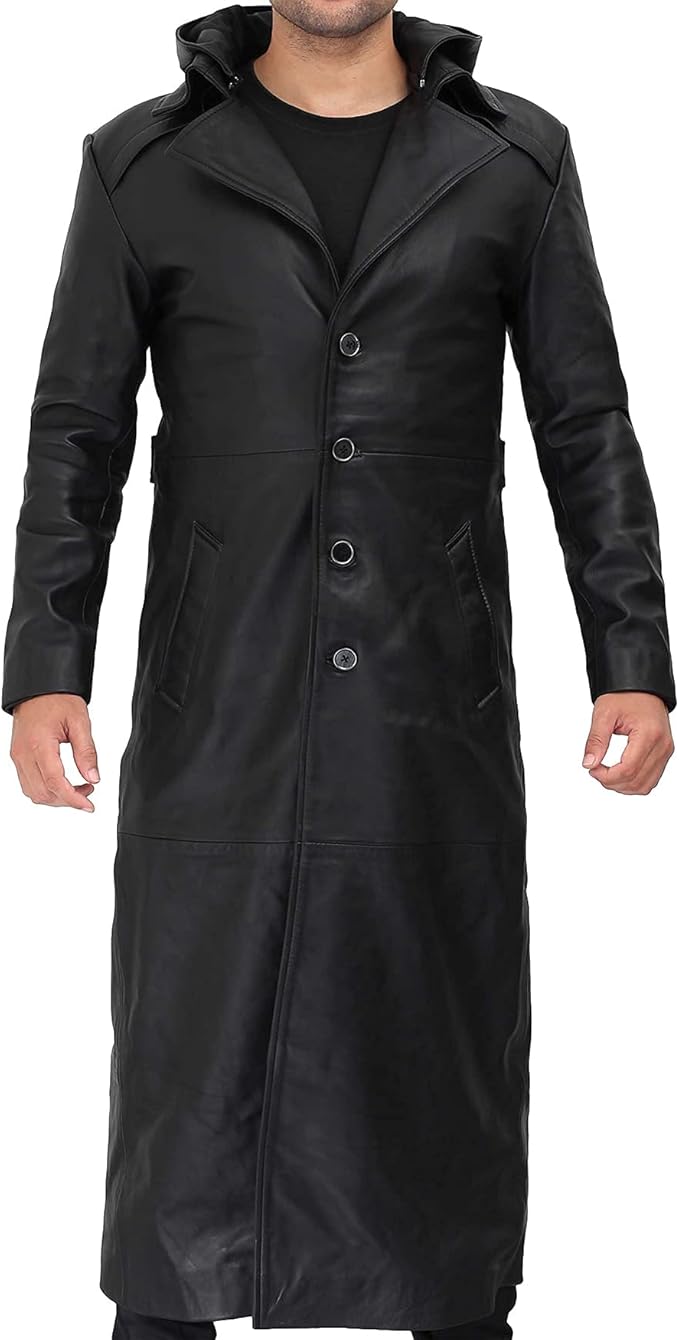 leather duster coat uk