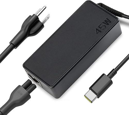 Cargador USB C de 45 W compatible con HP Dell Lenovo Acer Chromebook Asus Samsung Sony Cargador de carga rápida tipo C HP Spectre X360 13 Elite X2