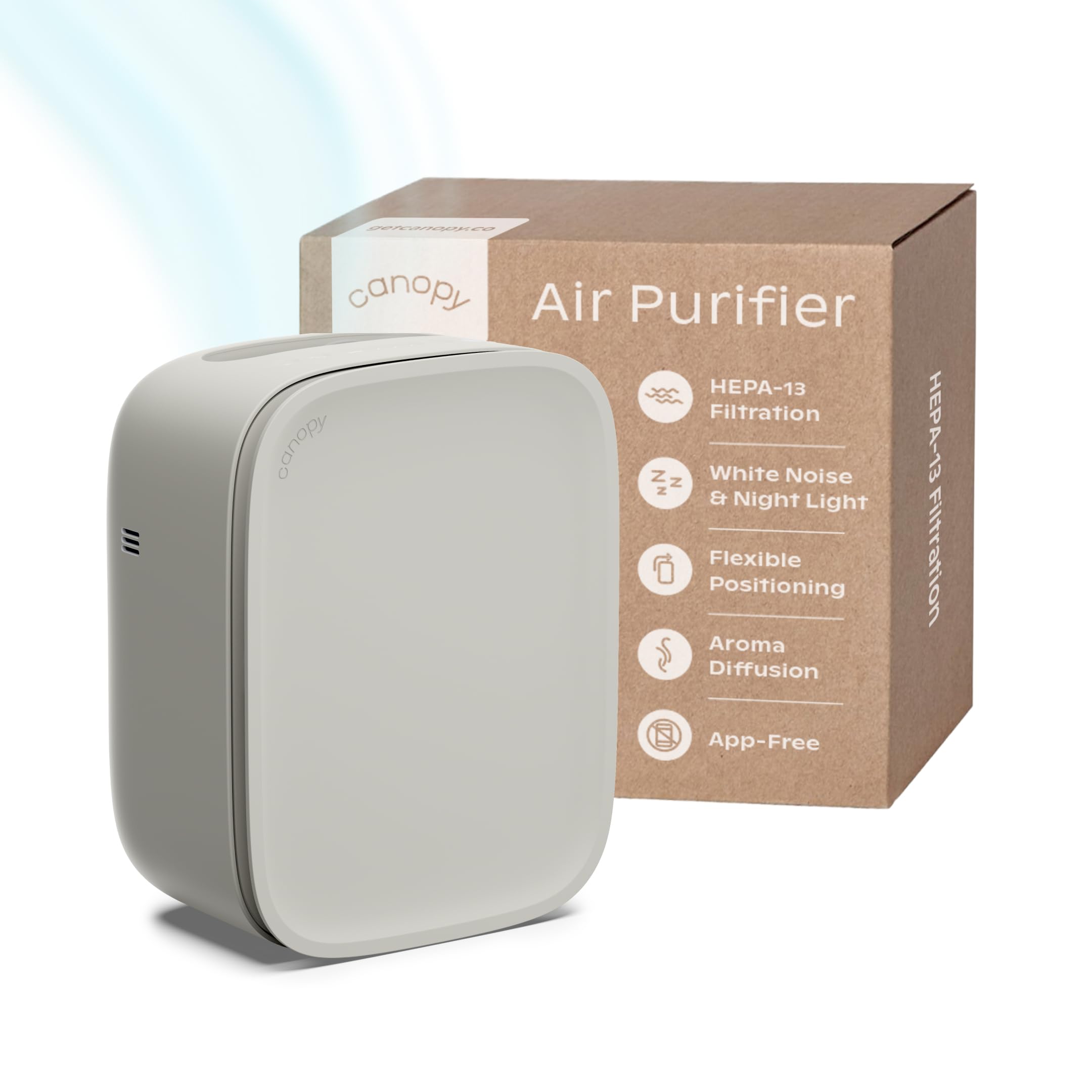 Canopy Bedside Air Purifier Moonstruck
