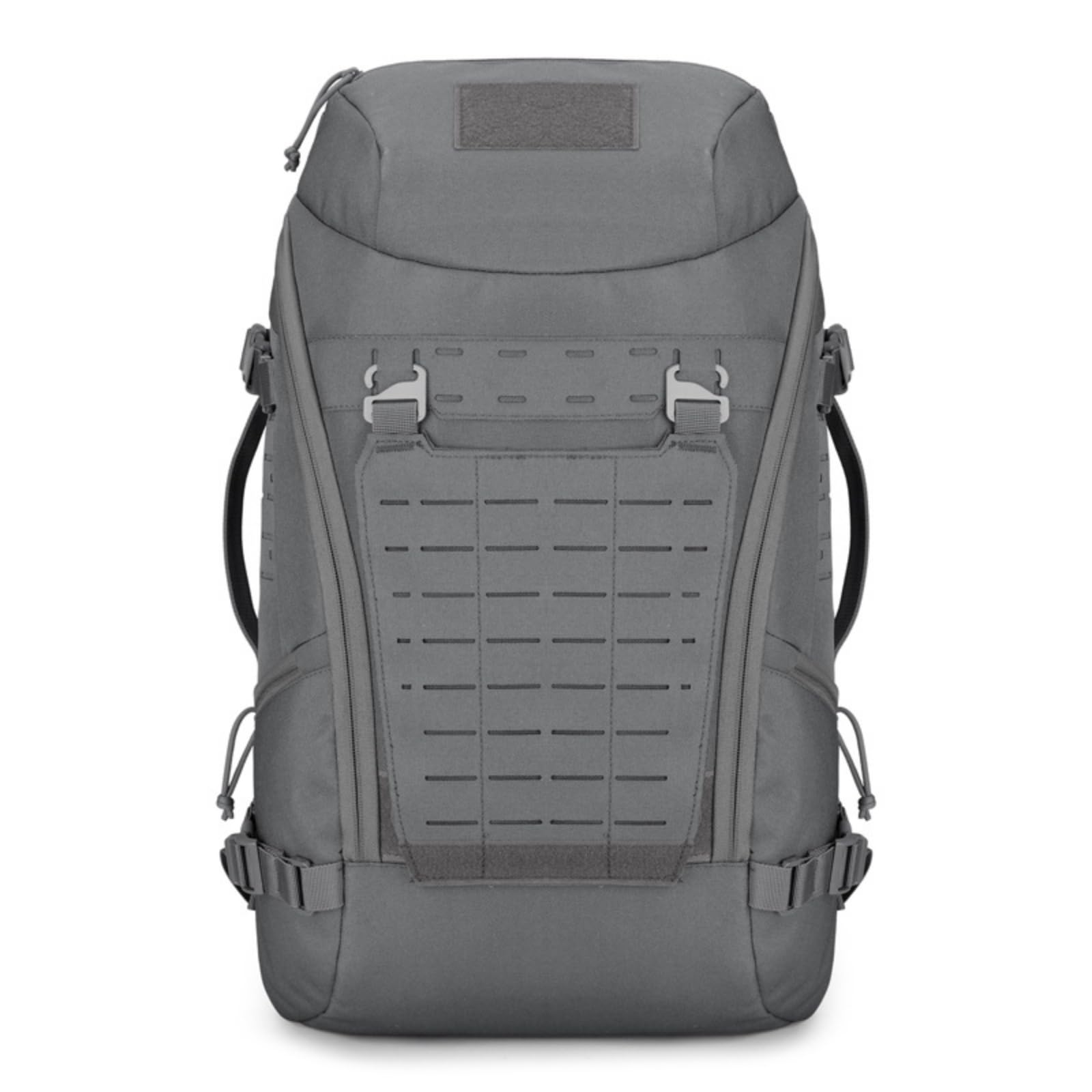 Zaino con Spallacci Imbottiti Ergonomico Zaino da Trekking Confortevole Borsa per Viaggiatori, Campeggio, Array, Grigio