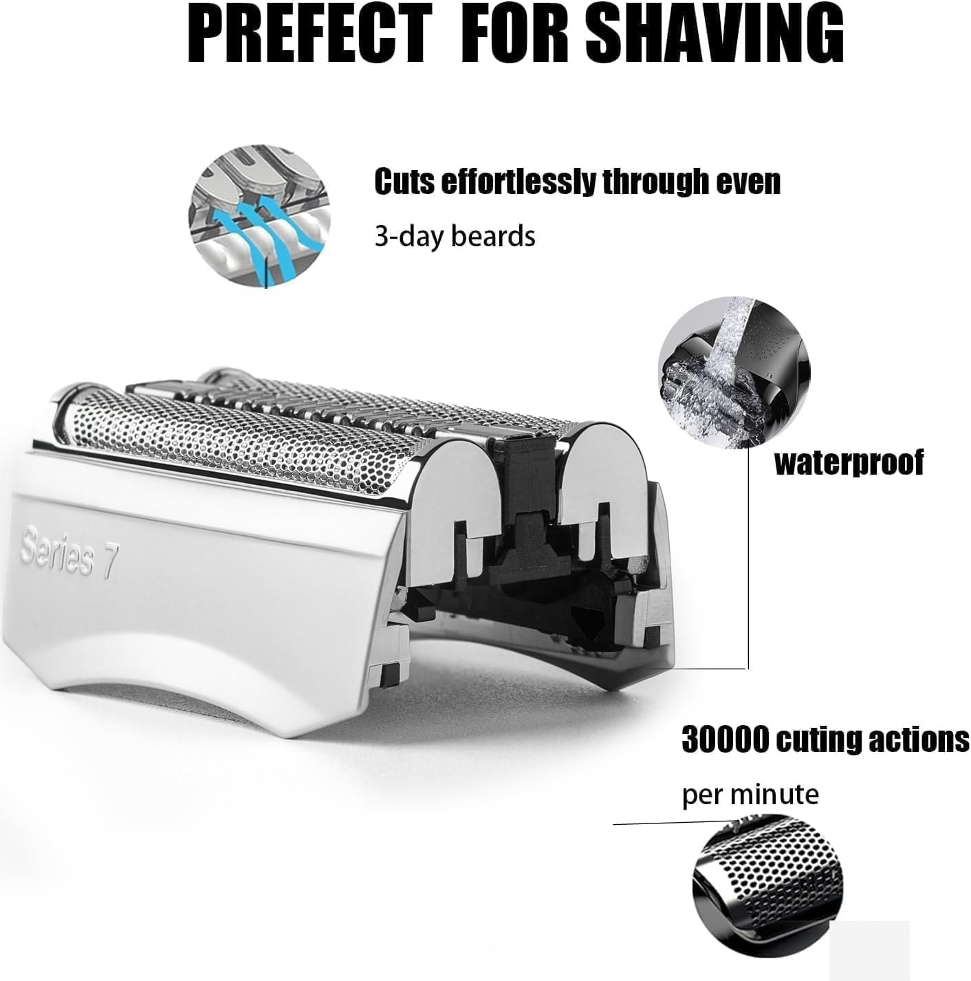 70S Series 7 Replacement Head Compatible with Braun Series 7