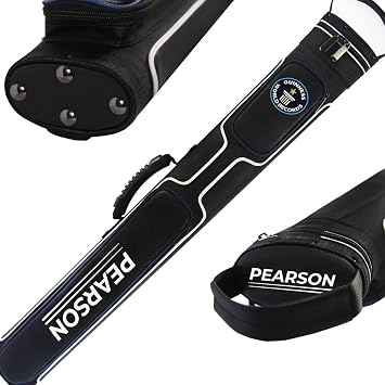PEARSON P2X2 2Bx2S Black Guinness World Records Billiards Pool Cue Stick Case
