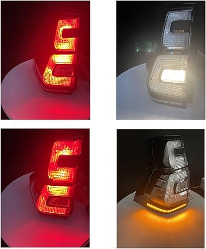 Miniatura 2 de Luces traseras LED para coche Prado Fj150 Flujo Luz Dirección Trasero Lámpara de Freno Compatible con Toyota