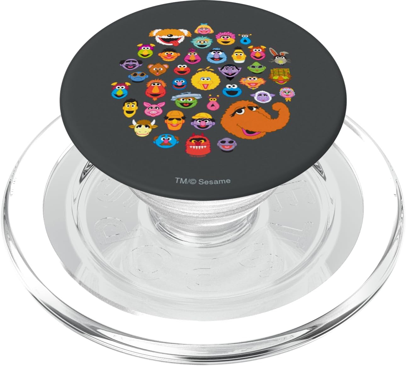 Sesame Street Character Head Shots PopSockets PopGrip for MagSafe