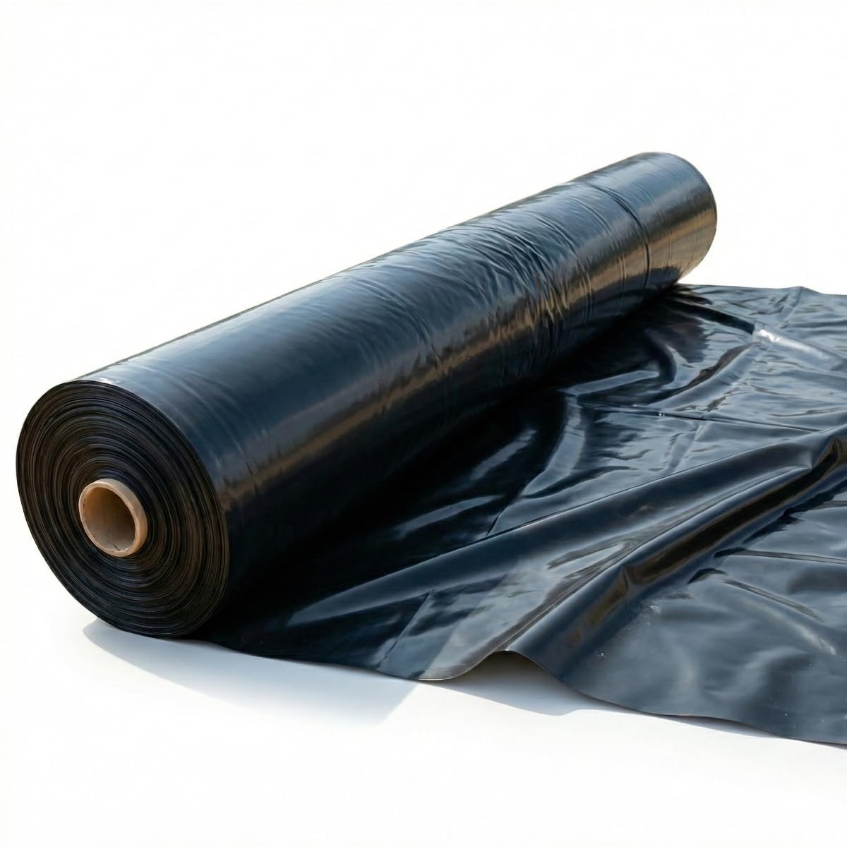 KAUFDACH Baufolie 0,3mm Typ 300 Schwarz – Profi LDPE Abdeckfolie & Estrichfolie – Reißfest & Wasserdicht – 19,75kg/100m² ((LDPE 5m (breit) x 20m (lang) = 100qm))