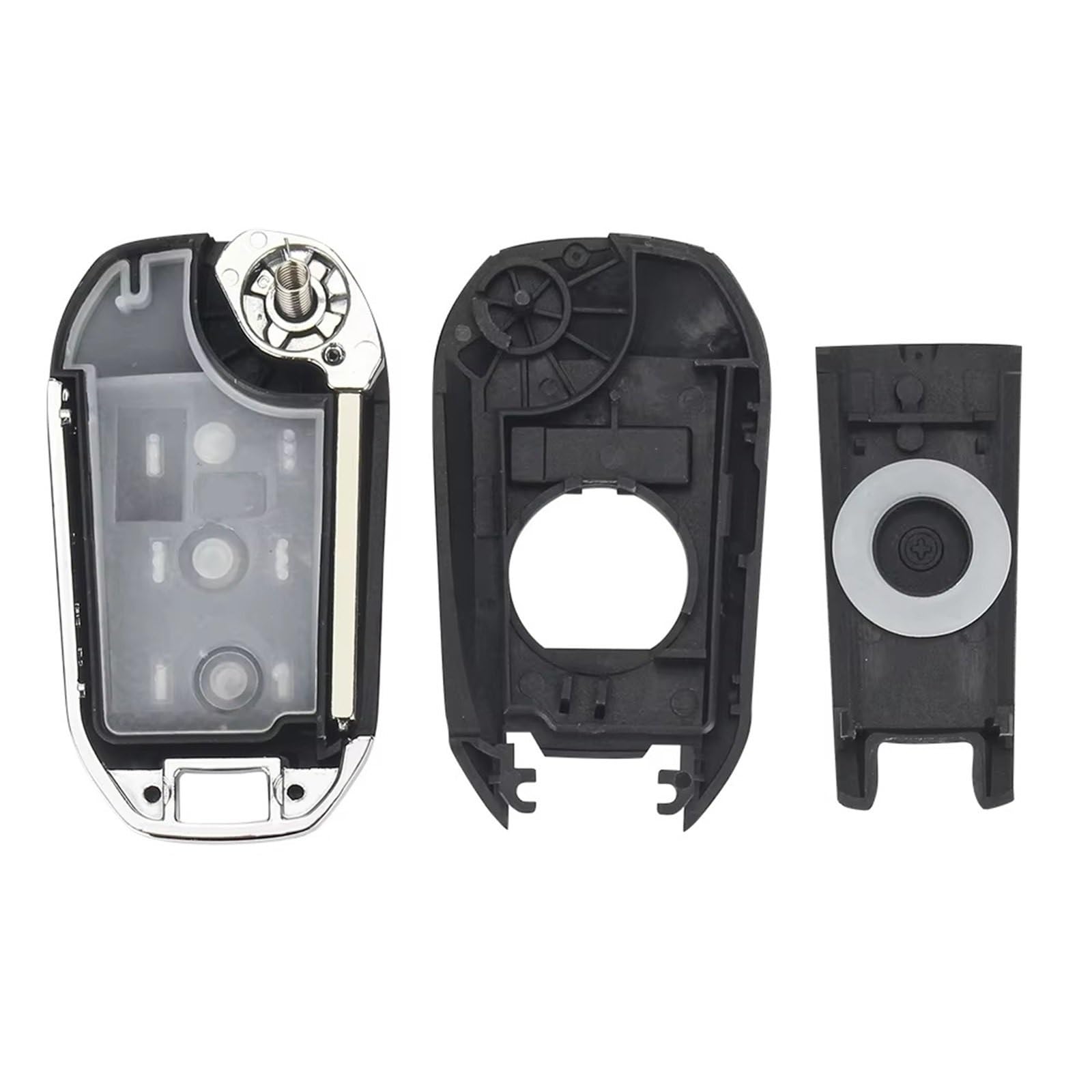 Compatibile Con Peugeot Per 308 2007-2021 508 2010-2023 Portachiavi Telecomando A 3 Pulsanti Accessori Per Pieghevole A Ribalta(VA2 Model2)