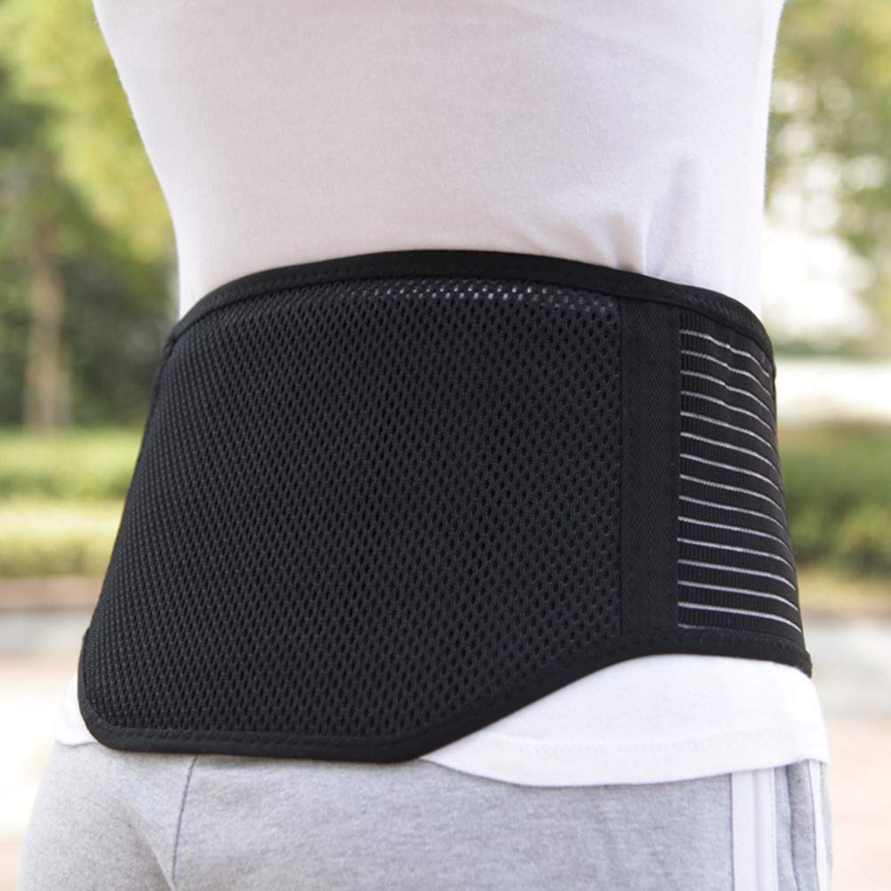 20 Imanes Faja Soporte Lumbar Cinturón Magnético Inferior Atrás Apoyo Dolor Alivio Atrás Espasmos Ciática Hernia Discal Hernia por Hombres Y Mujer (Size : XXL)