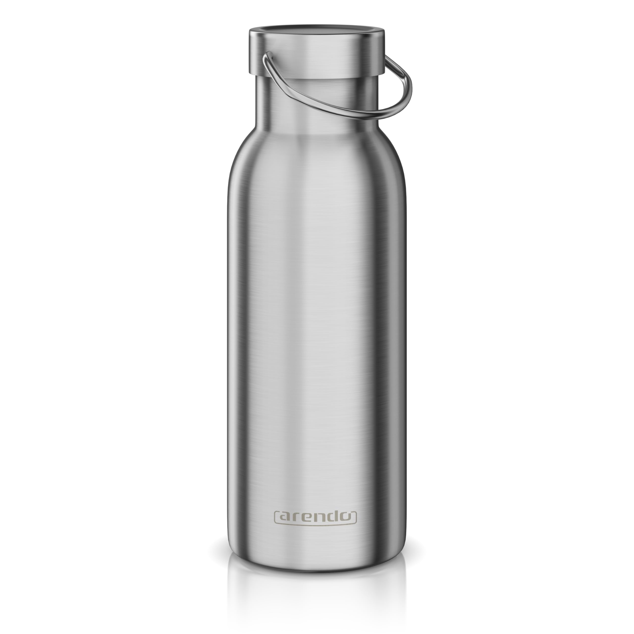Thermos Arendo 1,2 L In Acciaio Inox – Doppia Parete – Mantiene Caldo 12h / Freddo 24h – Manico In Legno Di Faggio – Versa Con Una Mano - 3