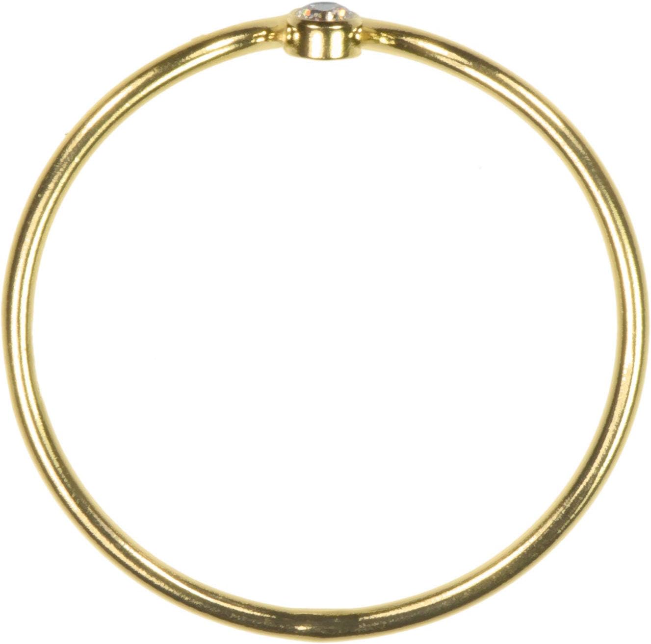 Chevron Ring with CZ Sterling Silver or 14K Gold Fill - Image 4