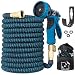 LifebeFree Expandable Garden Hose 100 ft, All New Upgraded, Extra Strength No-Kink, Lightweight Durable Flexible Water Hose, 9 Function Spray Hose Nozzle, 3/4 Solid Brass Connectors