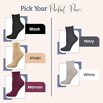 Women's Organic Cotton Slouch Socks Breathable Knee High Socks for Boots & Everyday Wear Comfortable Long Cotton Socks