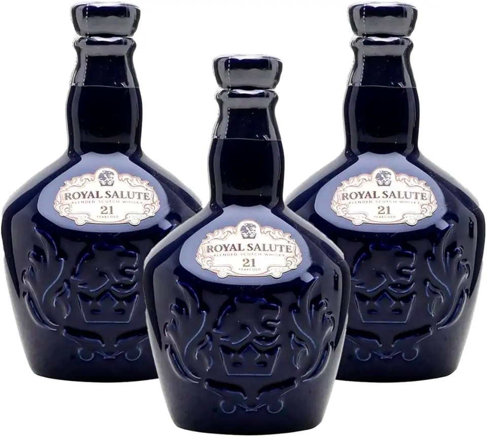 Miniatura Whisky Chivas Royal Salute 21 Anos 50ml 3 Unidades