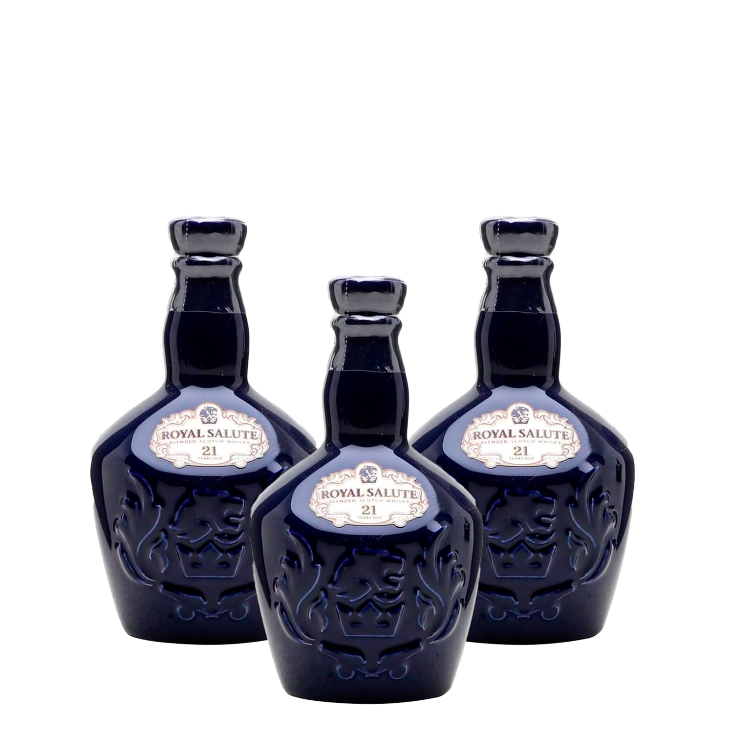  Salute 21 Year Old 50ml 3本セットミニボトル Miniatura Whisky Chivas Royal Salute 21 Anos 50ml 3 Unidades