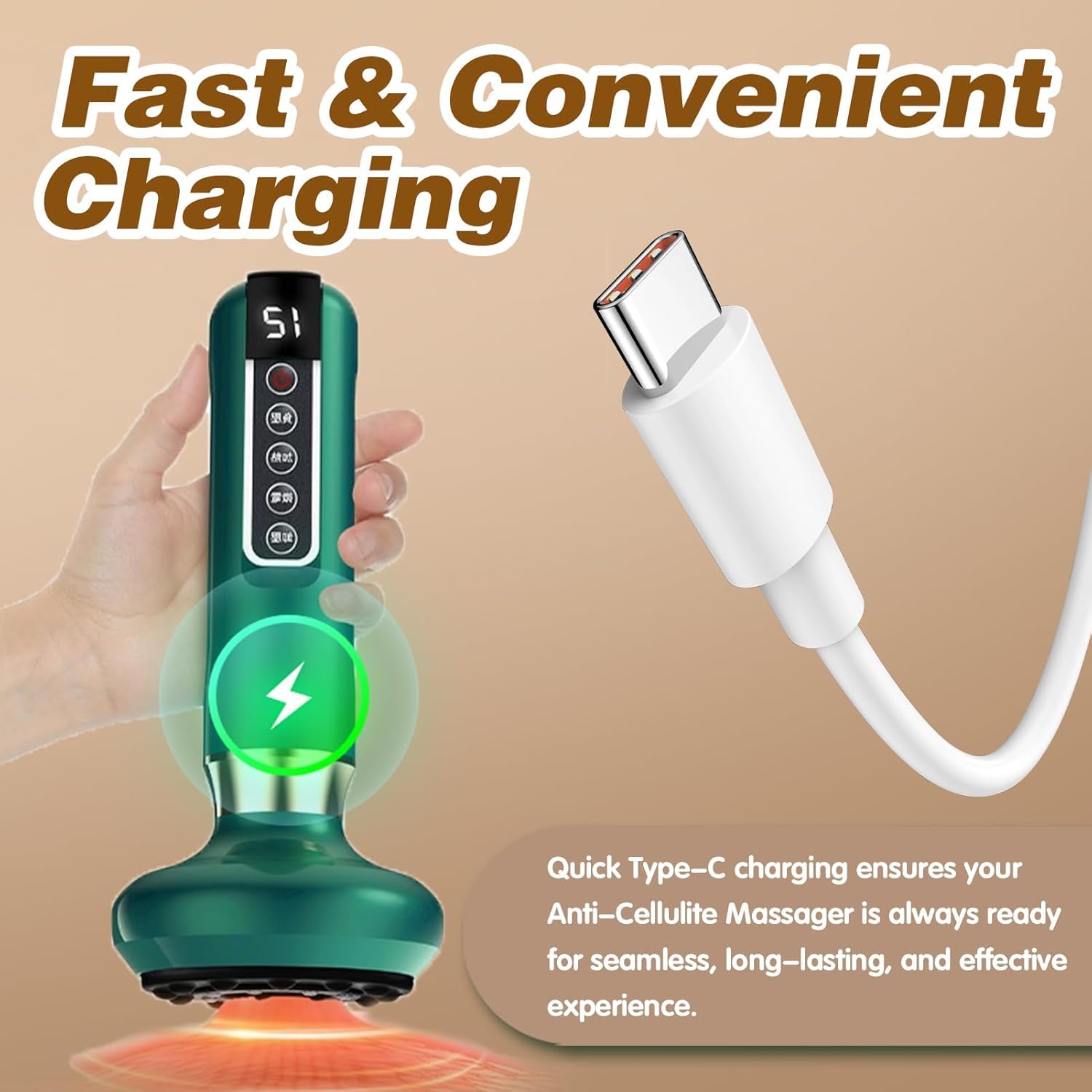 Bluile Cellulite Massager, Bluile Revive Anti Cellulite Massager, Stomach Fat Massager, Handheld Cellulite Massager-body Sculpting Machine, Bluile Cellulite Popper, Waist Massager (Green)