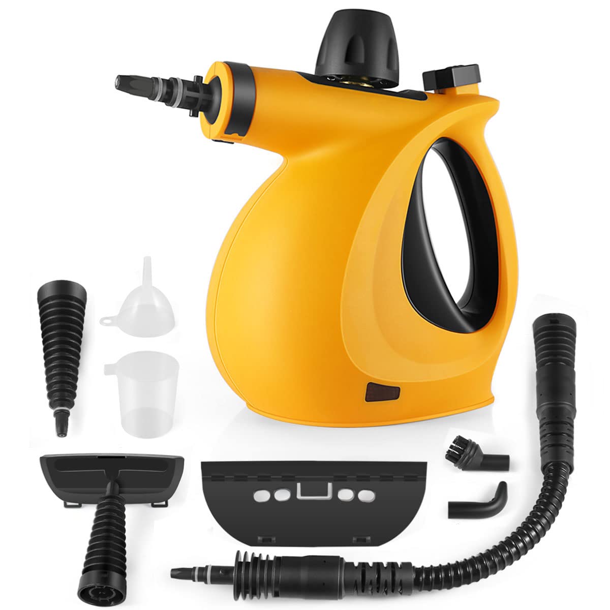 Handheld Steam Cleaner, Pressurized Steam Cleaner with 9 Pcs Accessories Multi-Purpose Steamer for Home Use, Chemical-Free Steamer for Cleaning Tile, Floor, Car, Sofa, Window, Bathroom, Kitchen