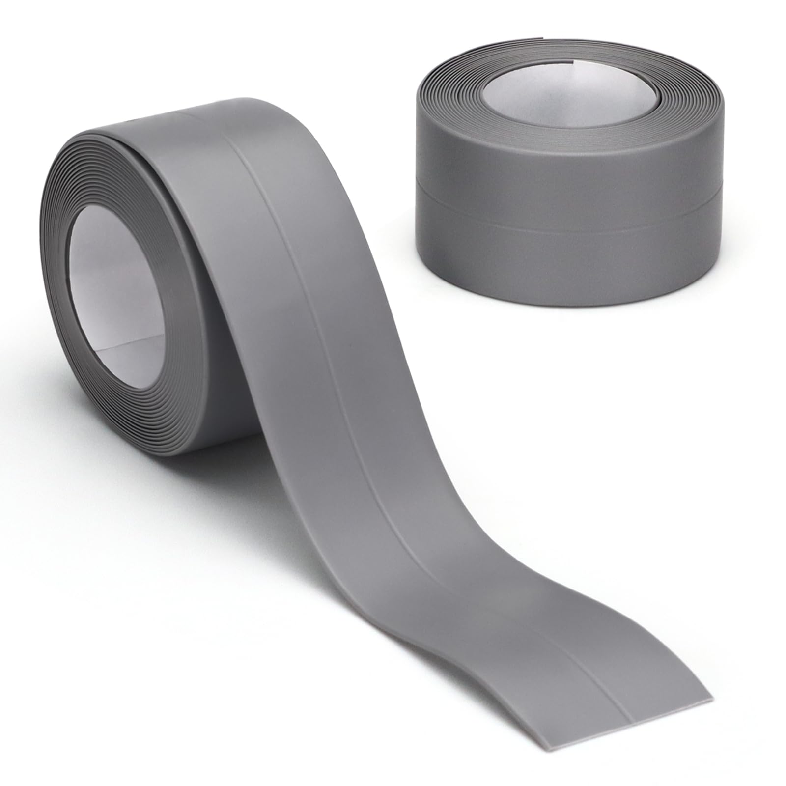 LELE LIFE 2 Rolls Caulk Tape Waterproof Self Adhesive, Toilet Caulk Strip Sealant Tape Sealing Strip for Bathroom, Kitchen, Shower, Bathtub Caulking