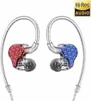 FiiO FA7 red/blue 4BA 中華イヤホン 最終値下げ FiiO FA7 red/blue 4BA 中華イヤホン 最終値下げの通販 by