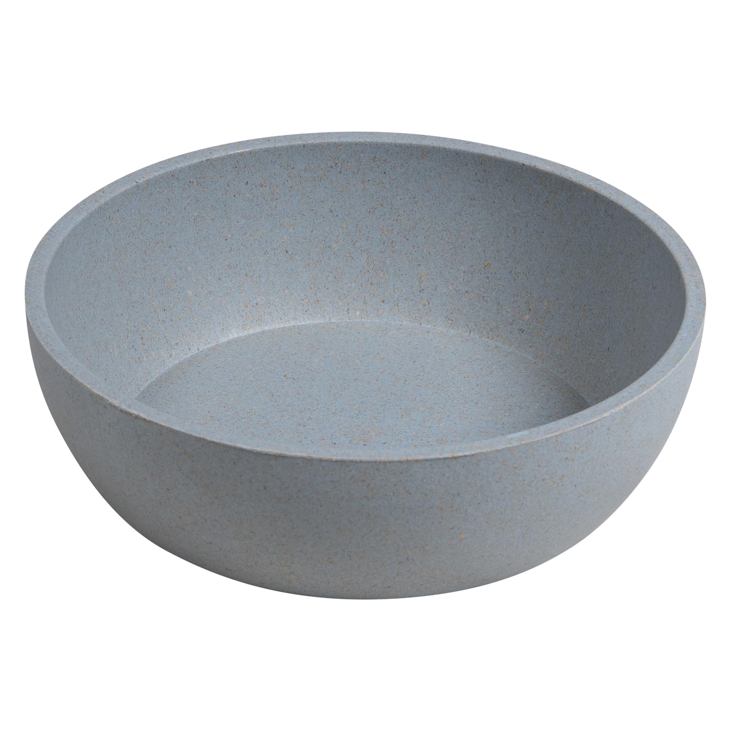 JACK AND VANILLA, Bon Appetit Eco Friendly Bamboo Pet Bowl with Modern and Elegant Design, Capacity 1000 ml, Diameter 17.5 x 5.5 cm, Blue