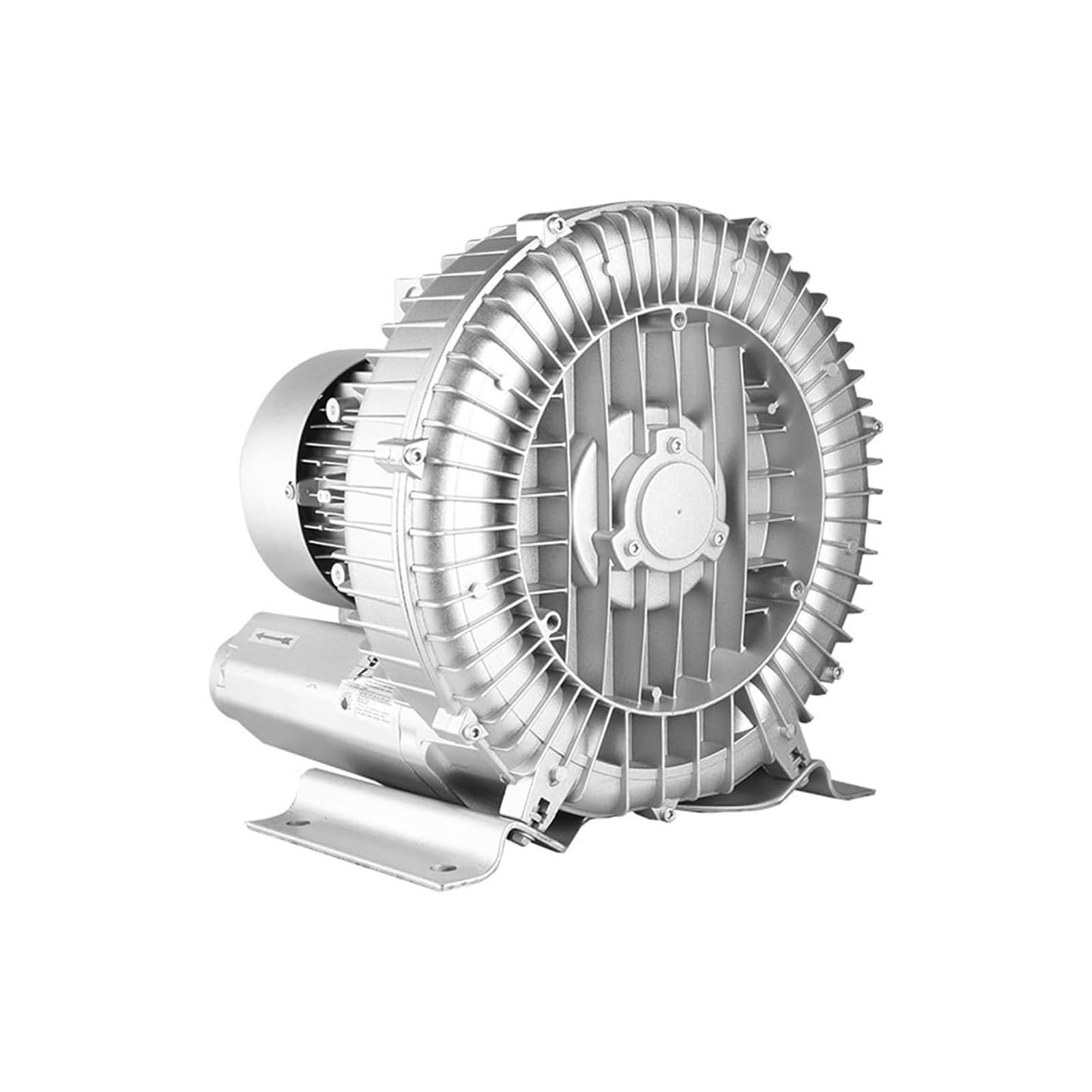 Genérico Soplador regenerativo, soplador de Anillo de vórtice de Alta presión monofásico de 0,47 HP/0,74 HP/1,49 HP, Bomba de vacío Industrial de 0,33 HP y 24,7 cfm para aireación de Aguas residuales