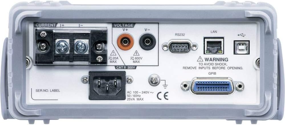 GW Instek GPM-8213 Digital Power Meter Rear View