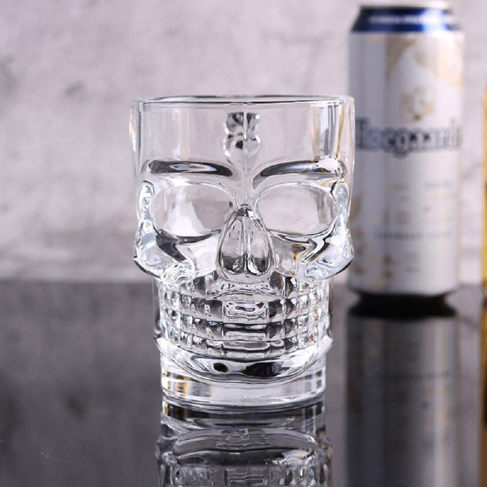 SYANKA Italian Glass Beer Mugs - Set of 4 -6