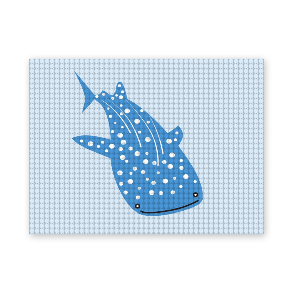 ビーズアート ハワイ 鮫 Amazon.co.jp: 泳ぐジンベイザメ サメ 魚 ダイヤモンドアート