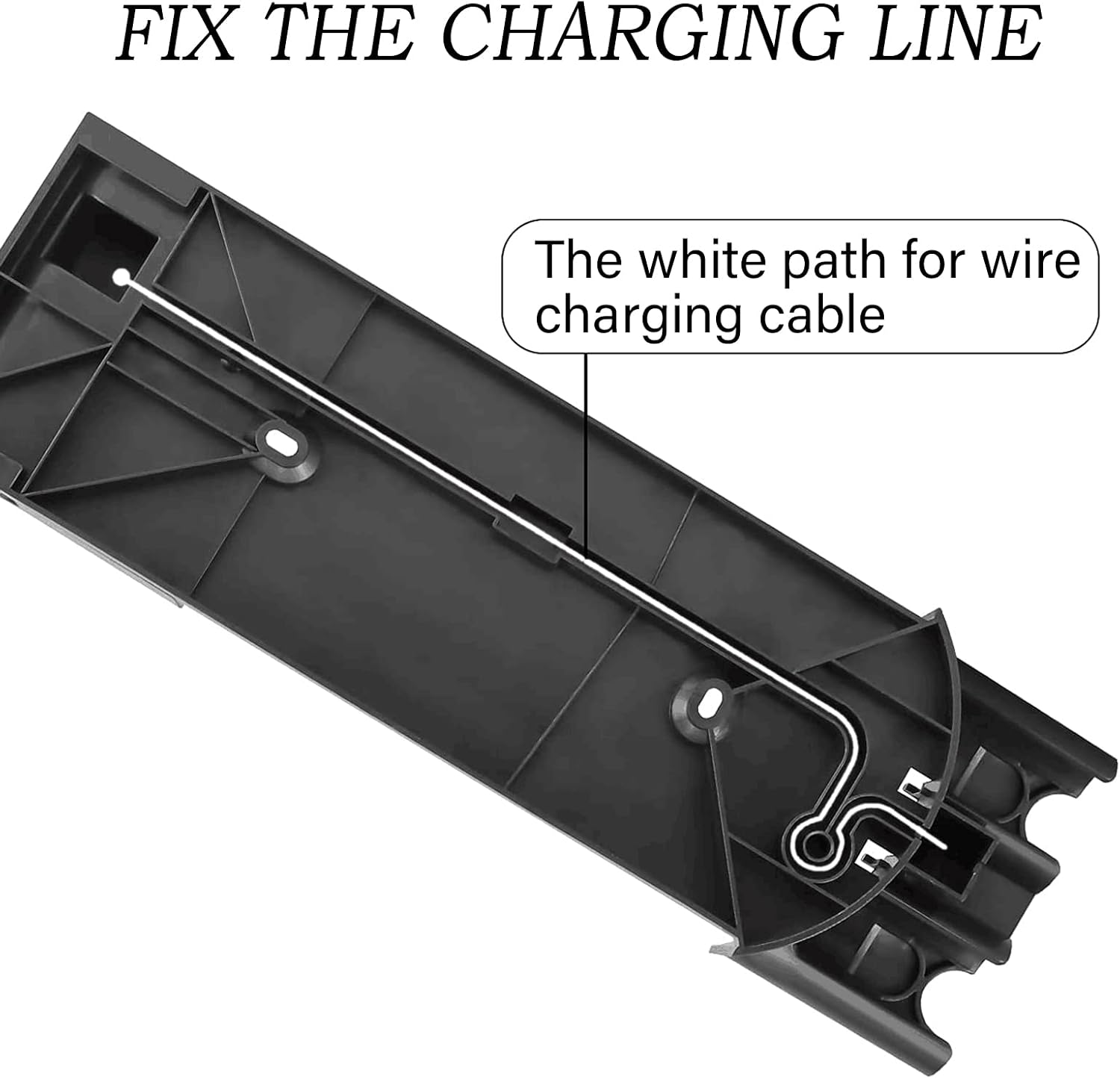 Garbage fighter V7 V8 Vacuum Cleaner Docking Station Replacement - Wall Mounted Accessories Bracket Compatible with Dyson V7 V8 Cord-Free Vacuum Cleaners | Part No. 967741-01