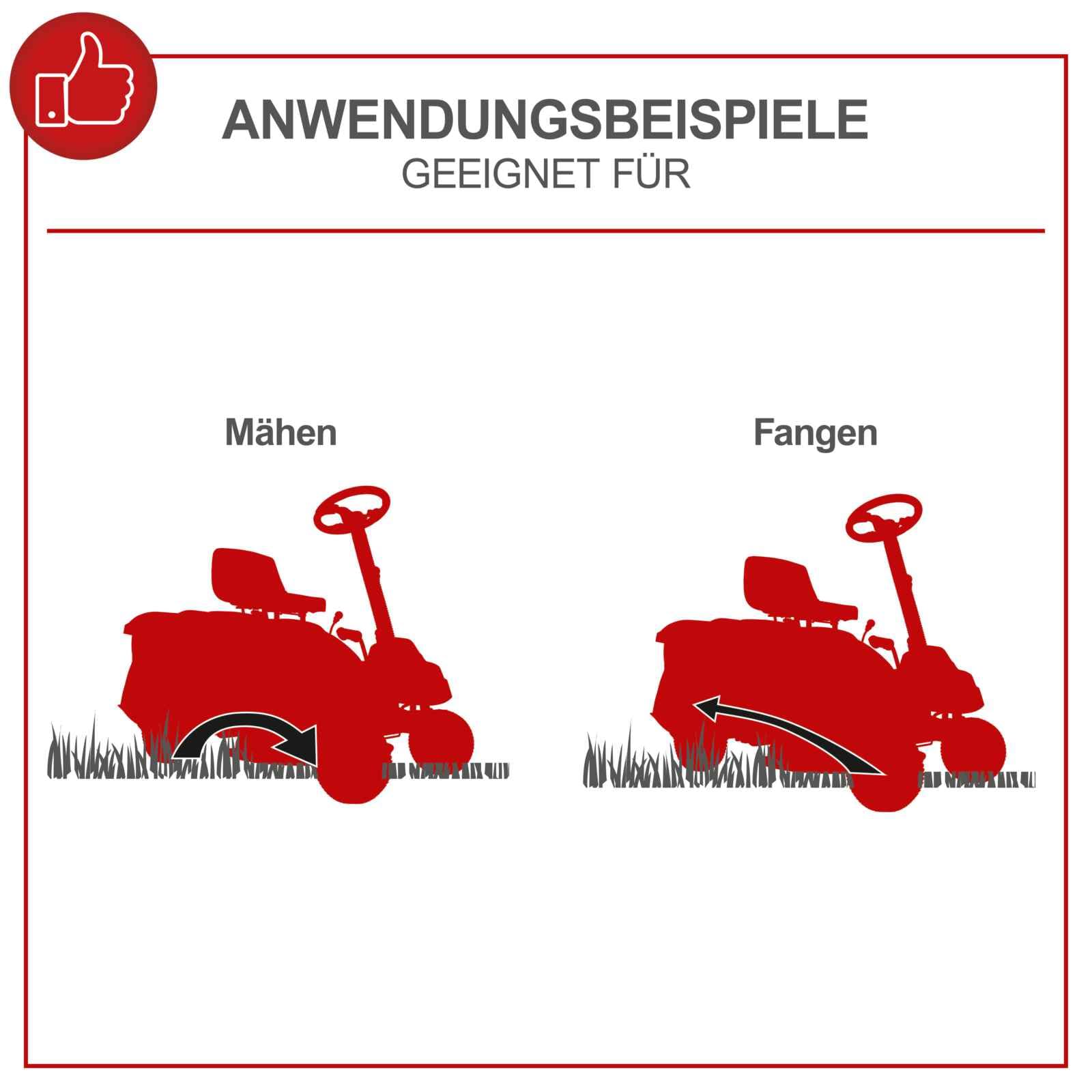 Scheppach Benzin Rasentraktor Aufsitzmäher MR196-61 | 6,5PS | Schnittbreite 61cm | 5-Fach Höhenverstellung | E-Start | 150 L Fangsack | 4X Vorwärts / 1xRückwärtsgang | Rasenmäher Aufsitzrasenmäher