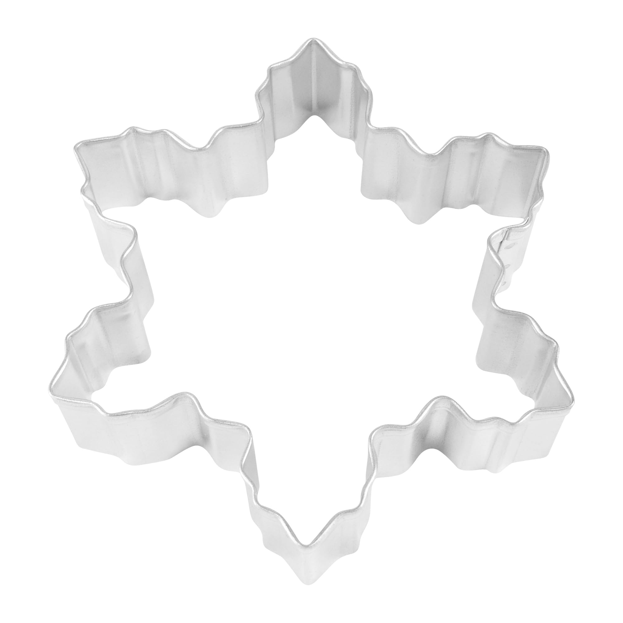 R&M Snowflake - Cortador de galletas (10,16 cm, acero estañado)