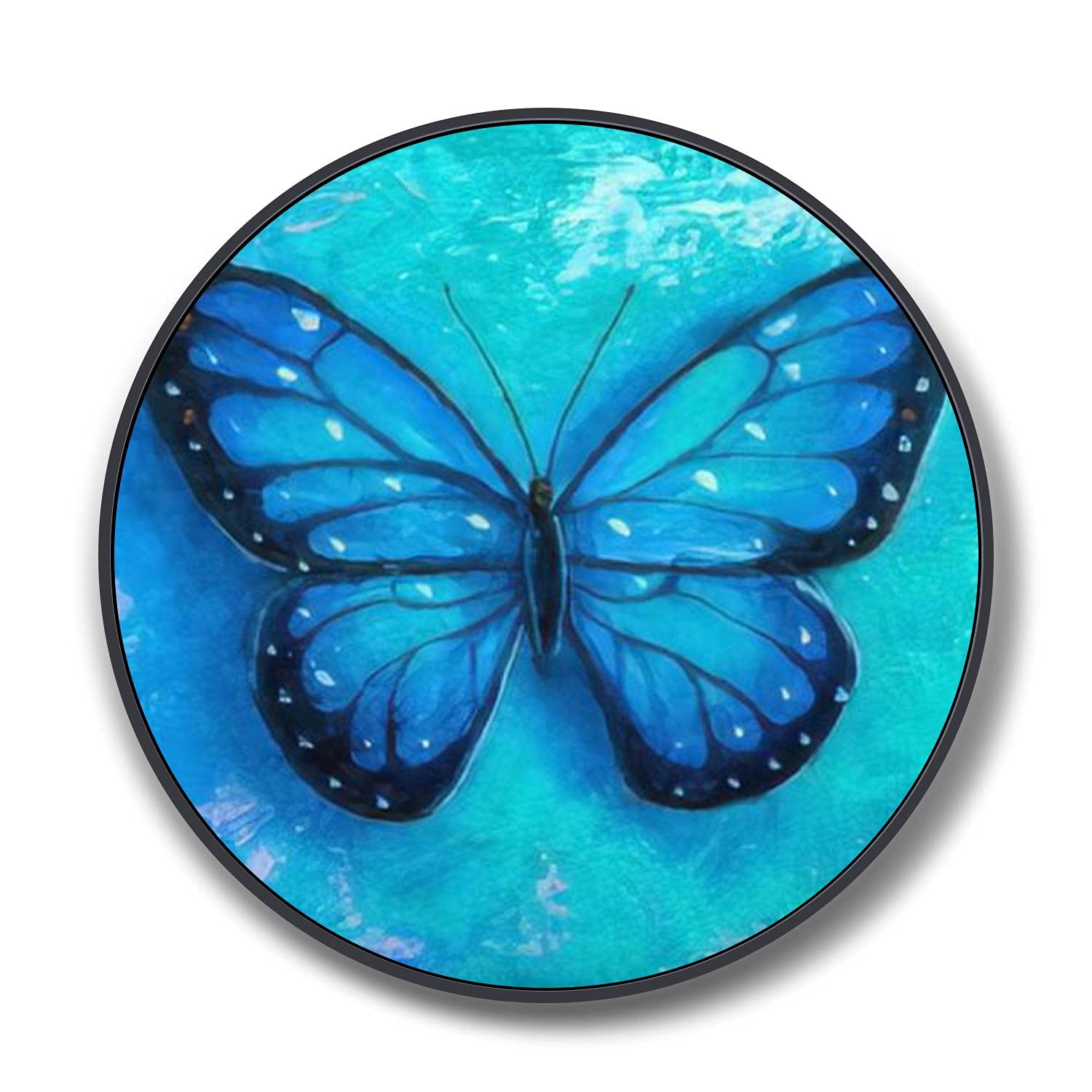 Abstract Blue Butterfly
