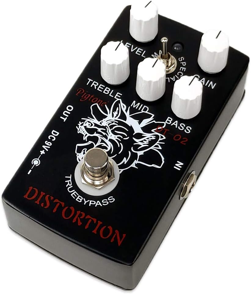 PP-30 Guitar Effect Pedal Distortion Analog DC 9V True Bypass