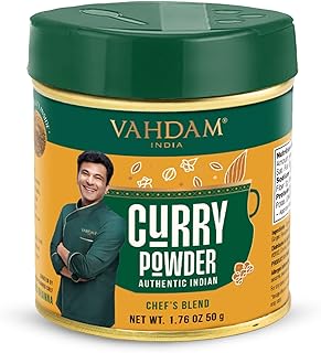 VAHDAM Authentic Indian Curry Powder (50g, 1.76 Oz), Crafted by 8 times ...