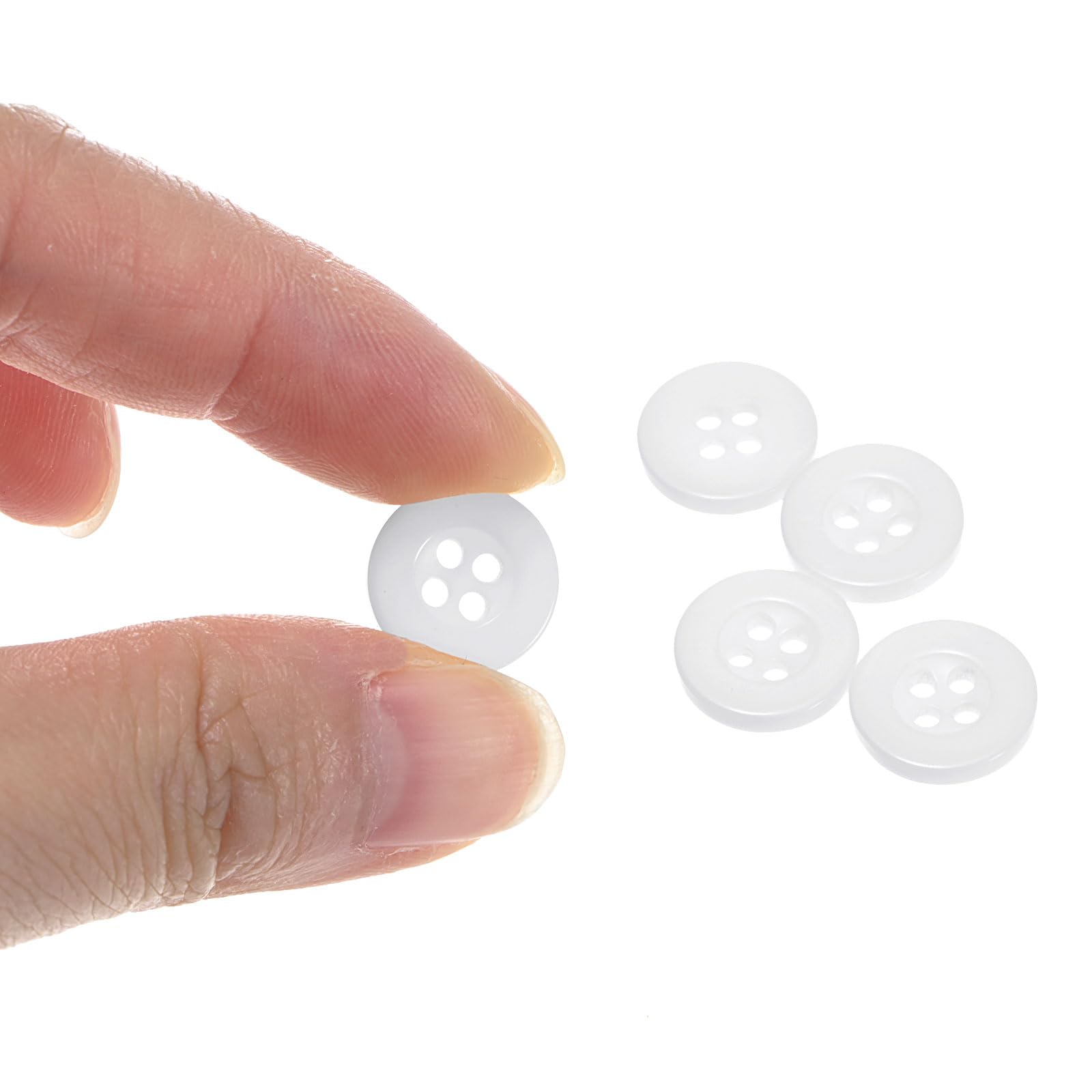 10 Nähknöpfe 30mm Rot - 4-Loch Harzknöpfe Für DIY & Kleidung