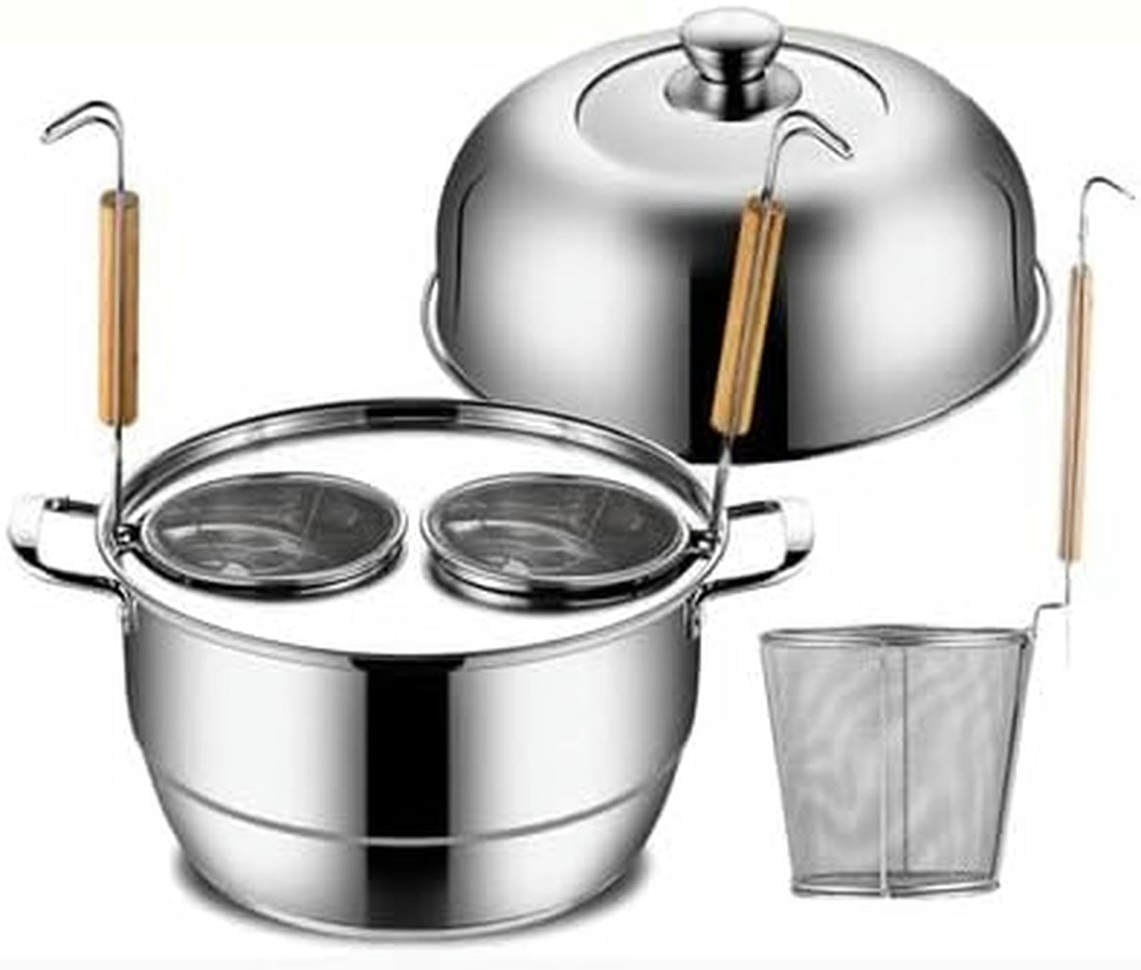 Ensemble d'inserts pour cuisiner 2 trous pâte acier inoxydable cuisine domestique