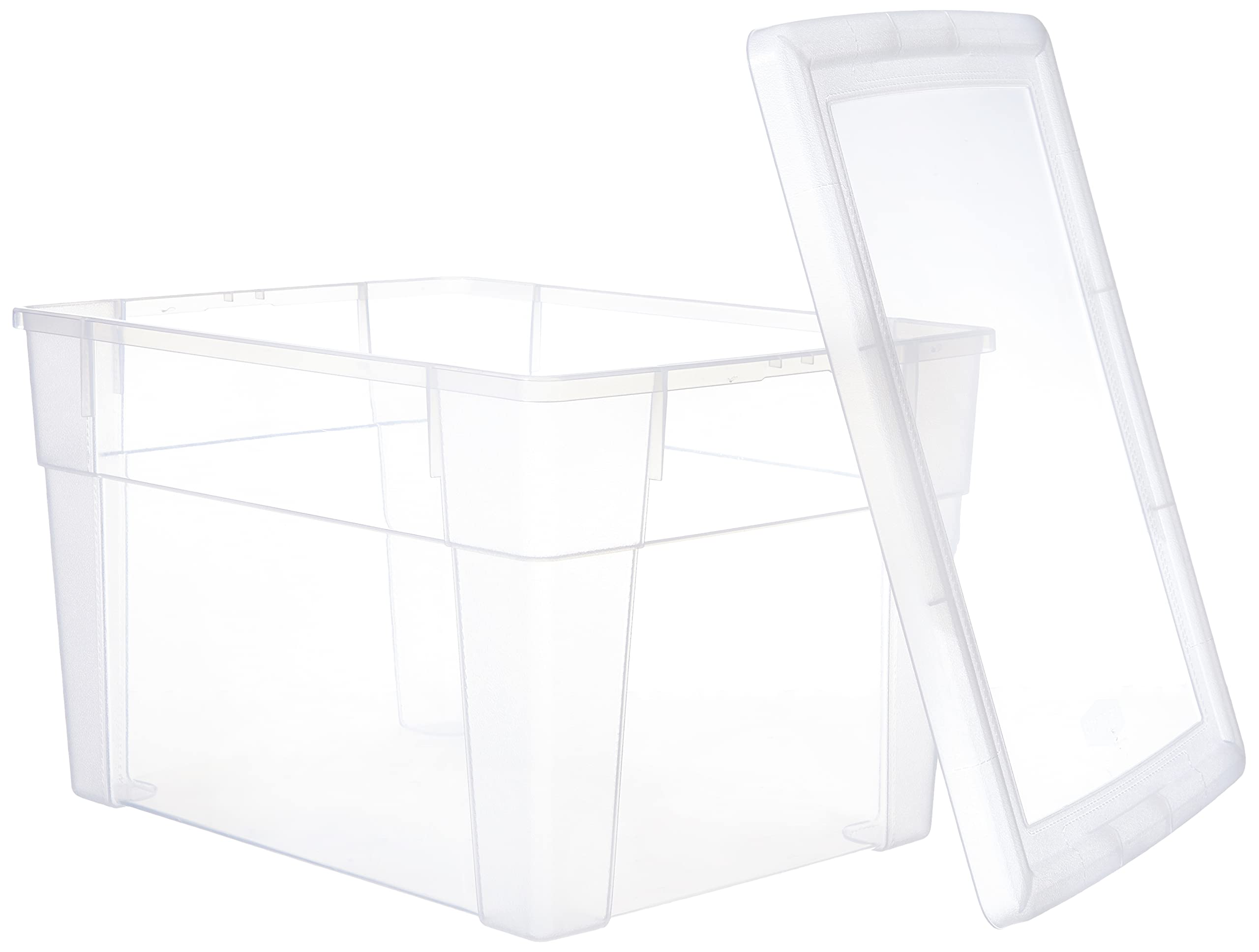 Stefanplast 3870420 Visualbox, Scatola di plastica, Bianco Trasparente, 39 x 29 x 24 cm