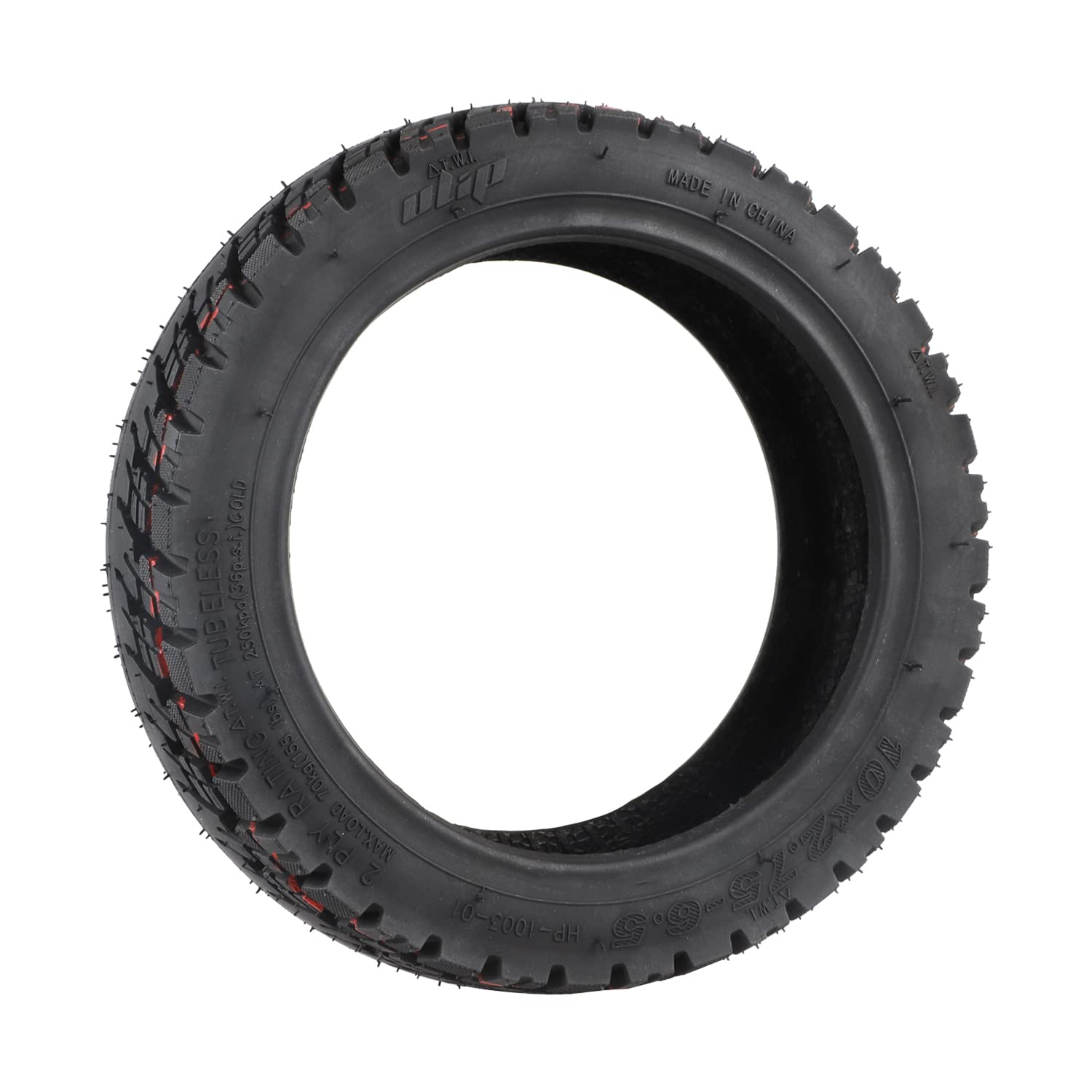 10x2.75-6.5 Neumático Sin Cámara para KuKirin G3, KuKirin G2 Master, Speedway 5 Dualtron 3 Patinete Eléctrico Antideslizante y Antipinchazos (2 unidads)