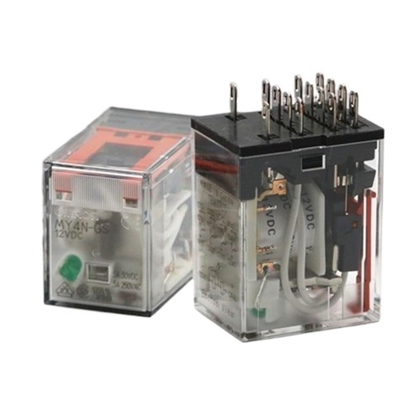 Przekaźnik 12V MY4N-GS 12VDC MY4N-GS-12VDC MY4NGS 12VDC DC12V 12V 12V 3A 250VAC 14PIN (1 szt.)