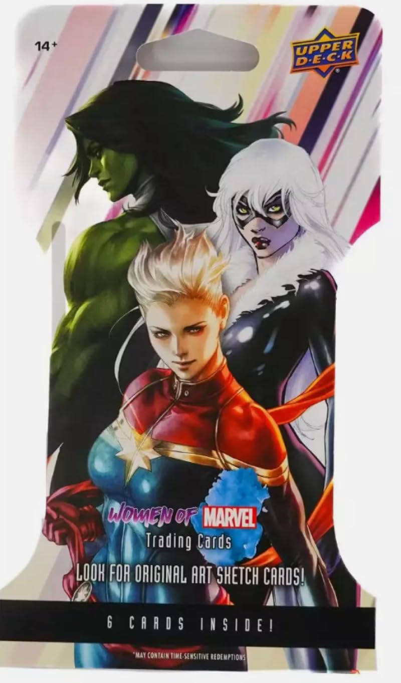 Amazon.com: 2024 Upper Deck Women of Marvel Factory Sealed Box 12