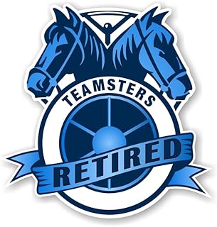 International Brotherhood of Teamsters Retired Decal (4" h X 3.95" w)