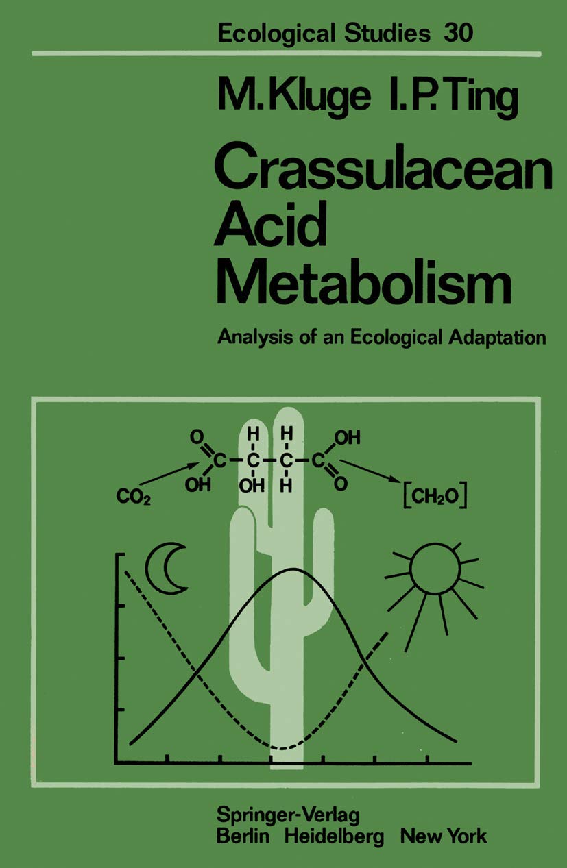 Crassulacean Acid Metabolism: Analysis of an Ecological Adaptation (Ecological Studies)