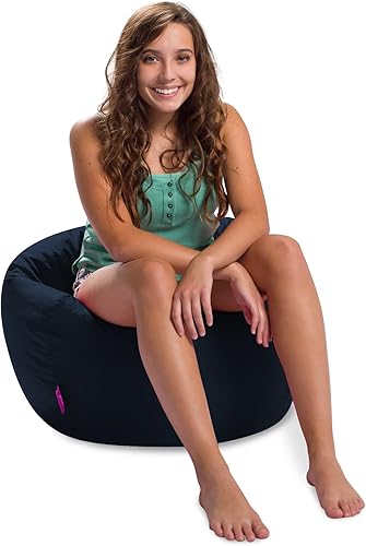 Miniatura 116 de Posh Creations Puf estructurado cómodo para jugar, leer y ver la televisión, Malibu Lounge, tela de lona para colorear, criaturas Criaturas de tela