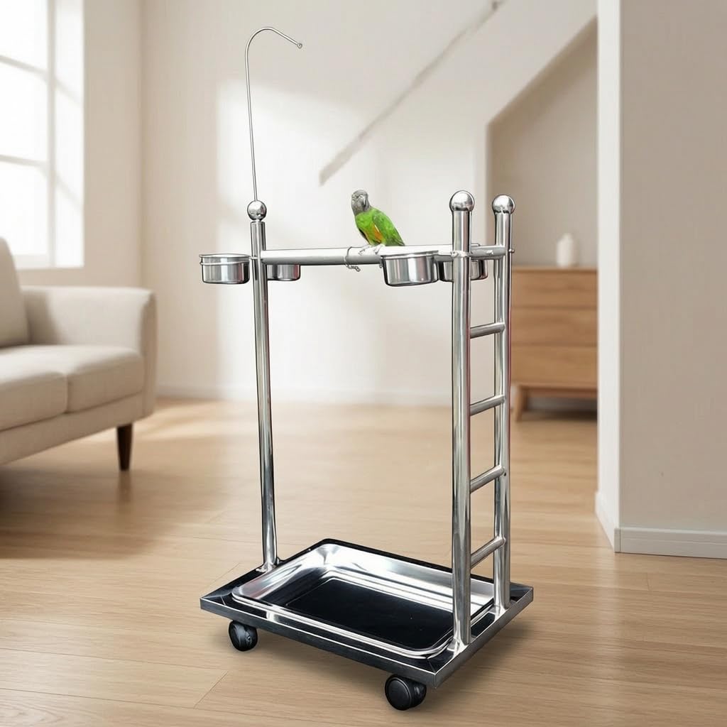 Soporte Ajustable para Aves con Ruedas, Size to 1