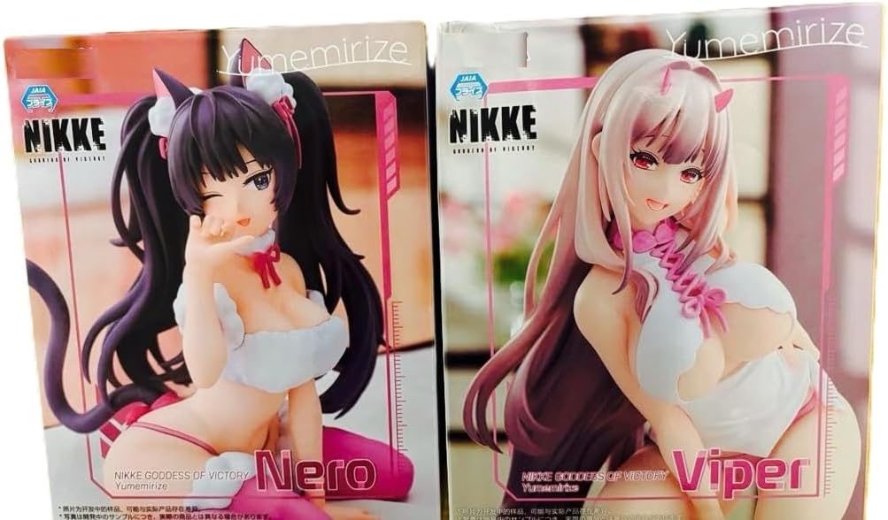 Nikke Goddess of Victory Yumemirize Figure Statue Nero & Viper Set of 2 Japanese