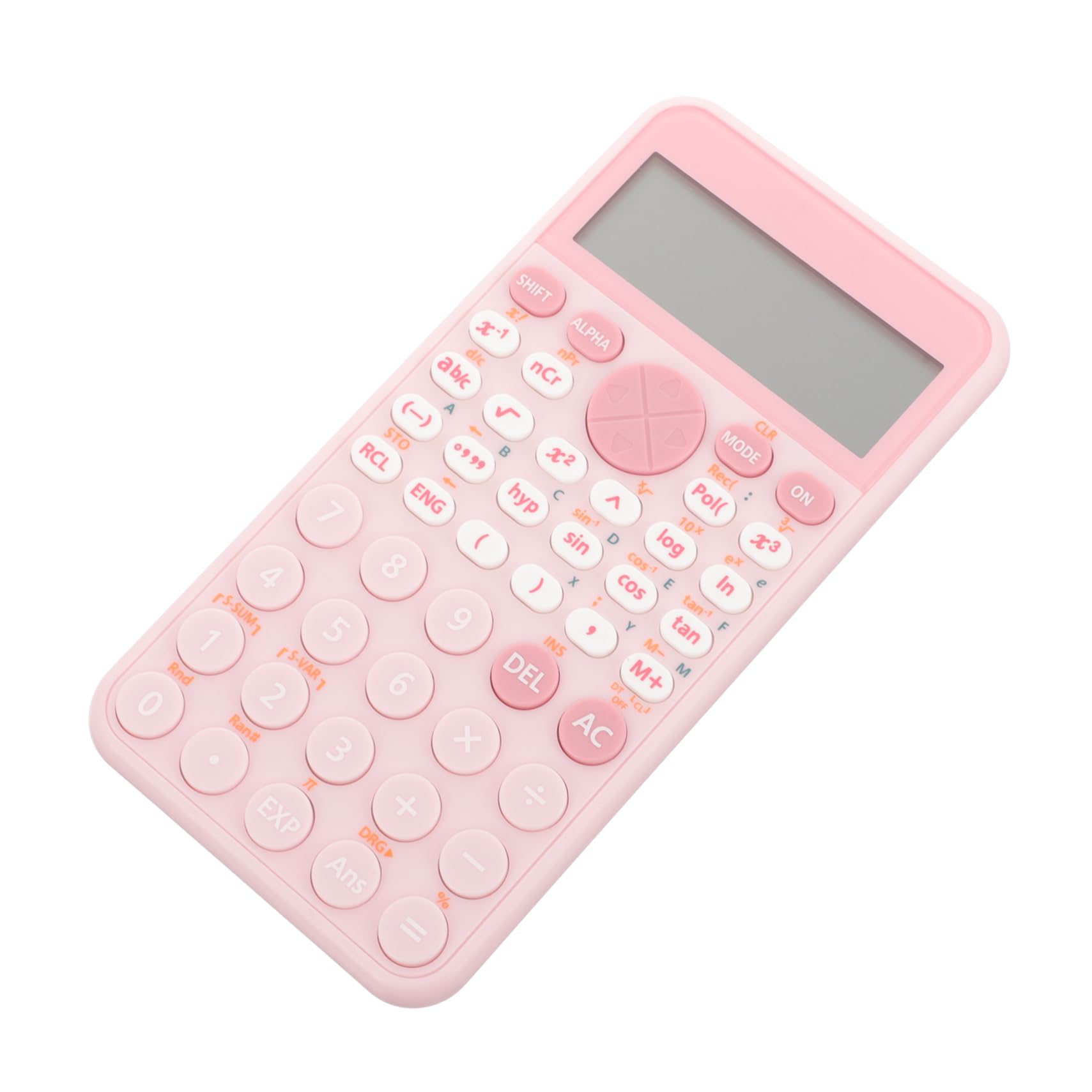 LALAFINA 3kawałki Kalkulator Naukowy Dla Studentów Różowy Przenośny Kalkulator Biurowy z Dużym Ekranem Idealny Do Matematyki Zawodów i Testów Rachunkowych Wydajny i Praktyczny